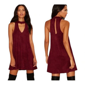 Boutique Andree Suede Mini Dress‎